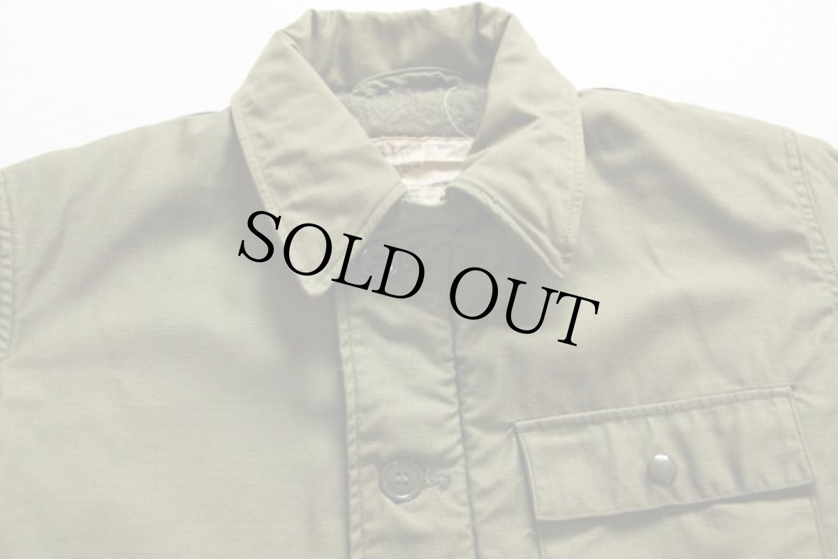 画像4: 70s 米軍 U.S.NAVY A-2 デッキジャケット S★ALPHAアルファ (4)