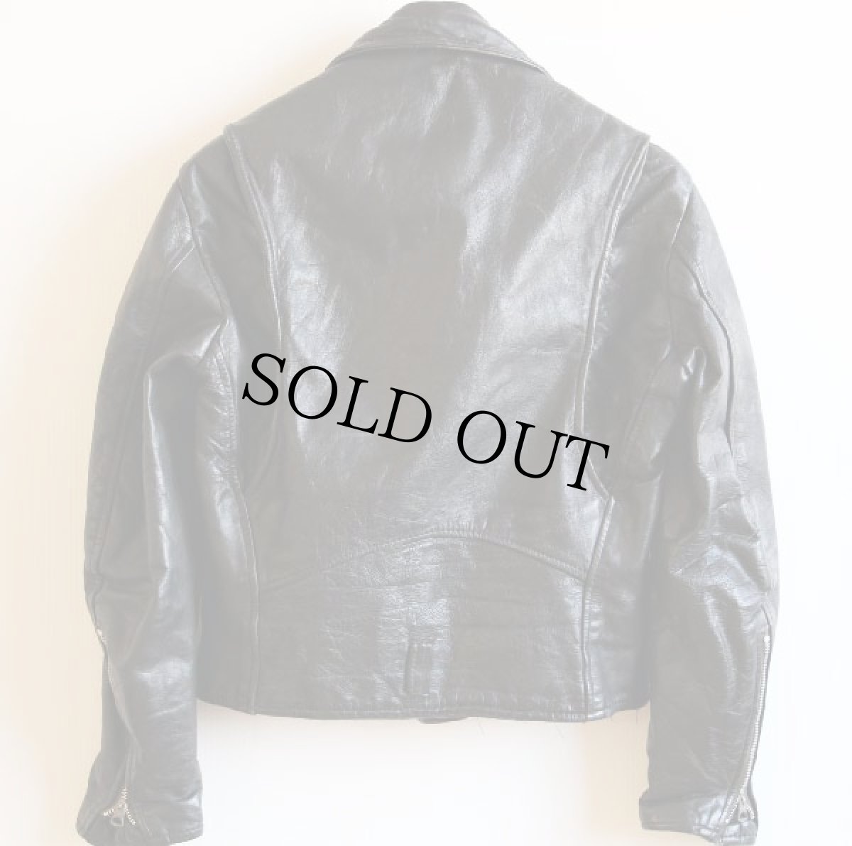 画像2: 70s Lesco ダブルライダース レザージャケット 36 (2)