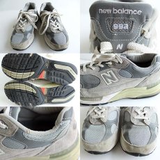 画像3: USA製 NEW BALANCEニューバランス 992 スニーカー グレー 26cm (3)