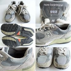 画像3: USA製 NEW BALANCEニューバランス 992 スニーカー グレー 26cm (3)