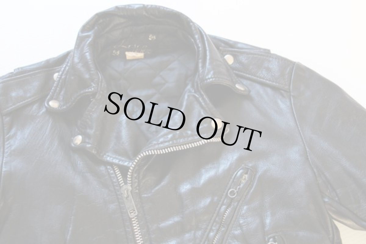 画像3: 70s Lesco ダブルライダース レザージャケット 36 (3)