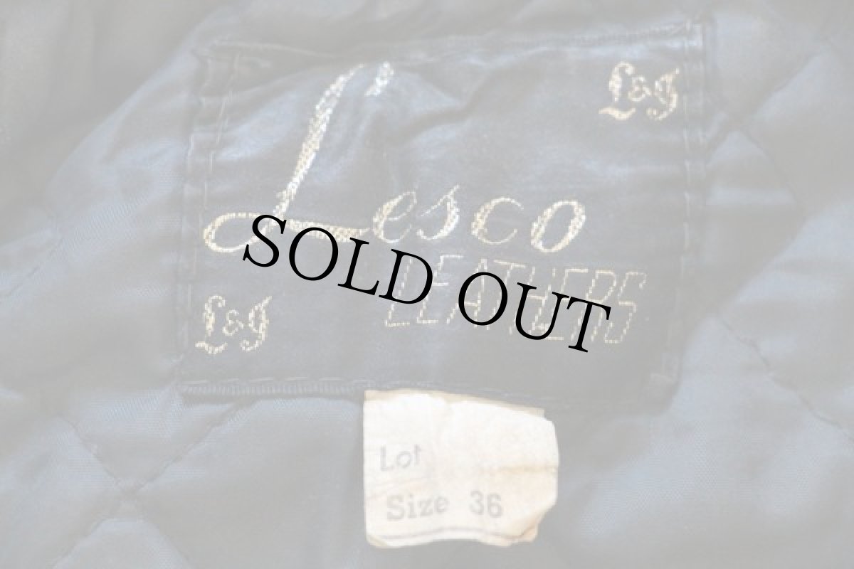 画像4: 70s Lesco ダブルライダース レザージャケット 36 (4)