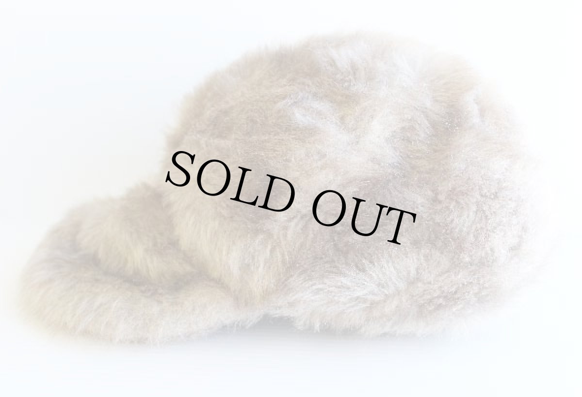 画像2: 70s USA製 UNKNOWN フェイクファー キャップ (2)