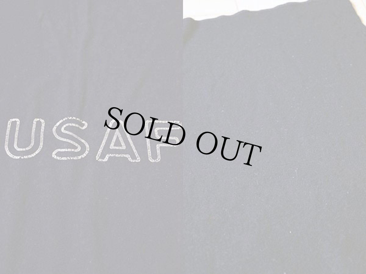 画像3: 50s 米軍 USAF ウール ブランケット 紺 (3)