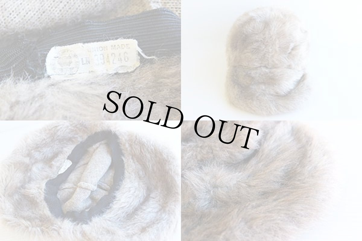 画像3: 70s USA製 UNKNOWN フェイクファー キャップ (3)