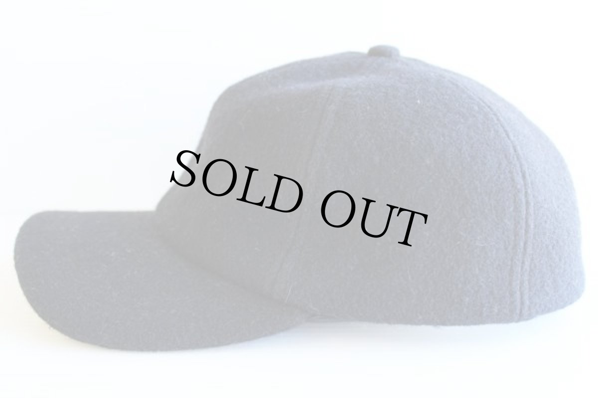 画像2: カナダ製 CROWN CAP 耳当て付き ウールキャップ 黒 2XL (2)