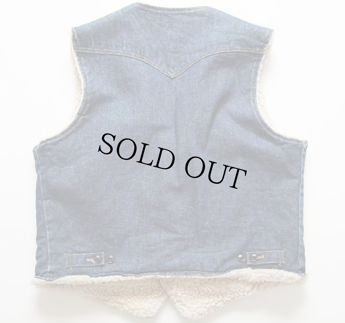 画像2: 70s Leeリー STORM RIDERストームライダー ボアライナー デニムベスト LR (2)