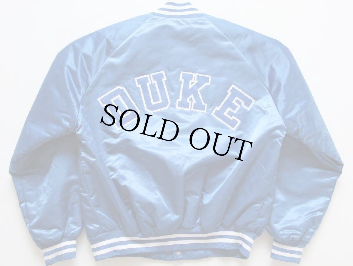 画像2: 90s USA製 Chalk Line NBA DUKE ナイロンスタジャン L (2)
