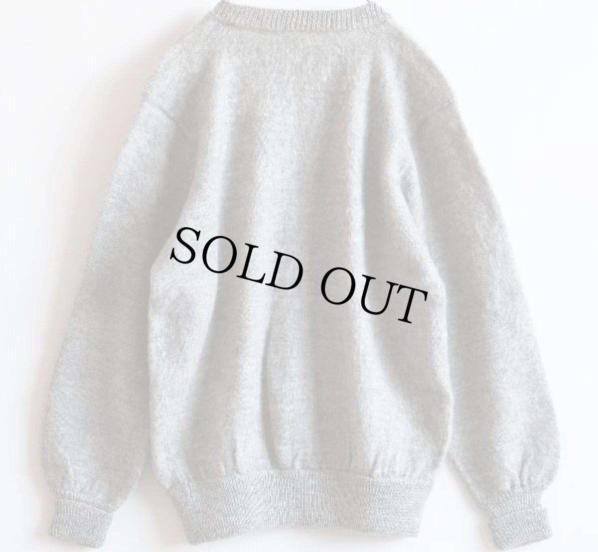 画像2: 50s UNKNOWN モヘヤニット カーディガン (2)