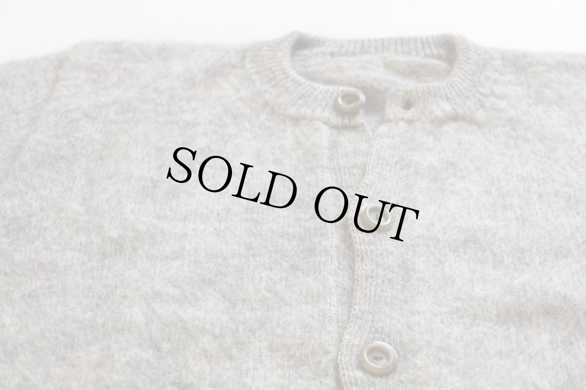 画像3: 50s UNKNOWN モヘヤニット カーディガン (3)