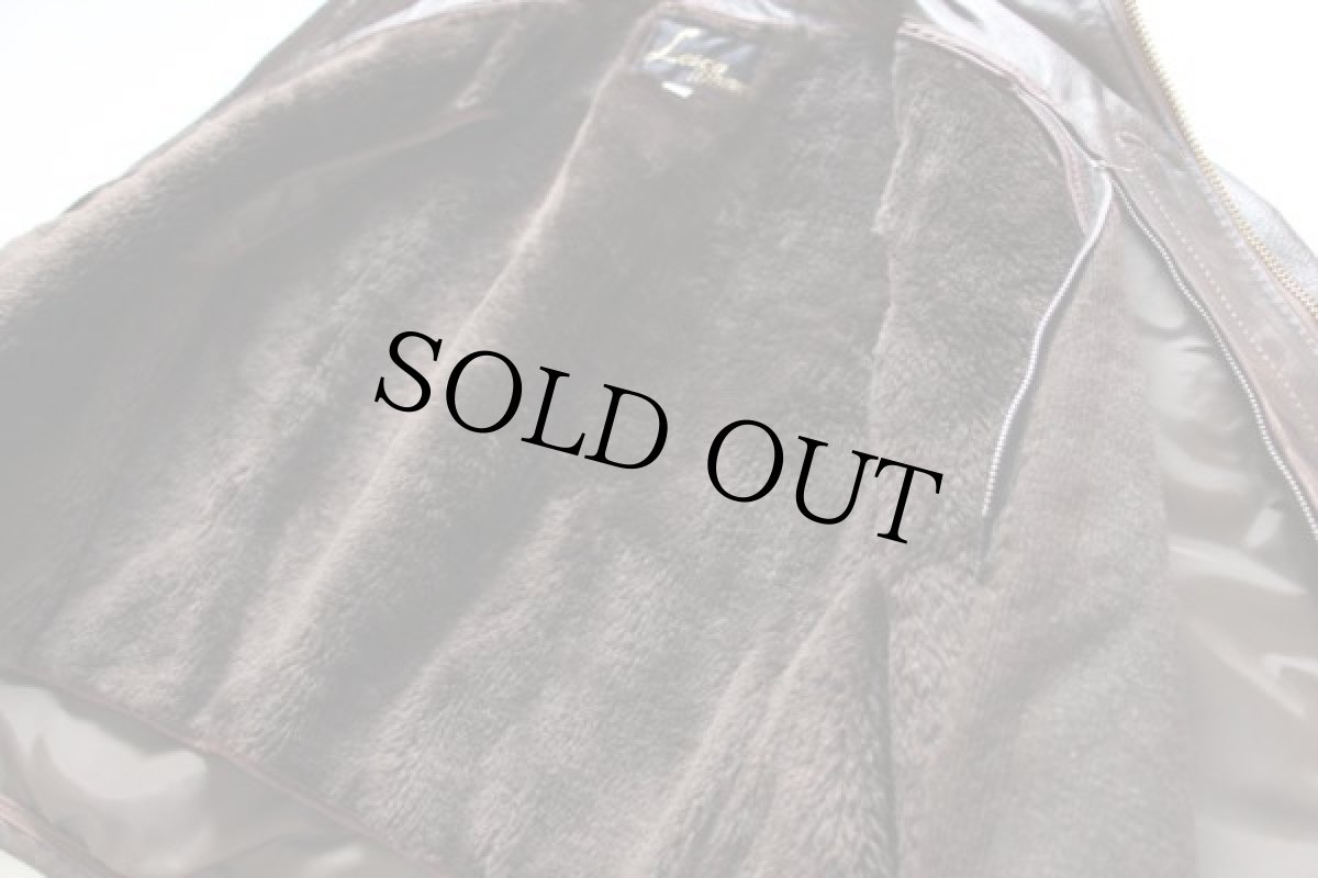 画像5: 70's Lescoライナー付きライダースジャケット42茶 (5)