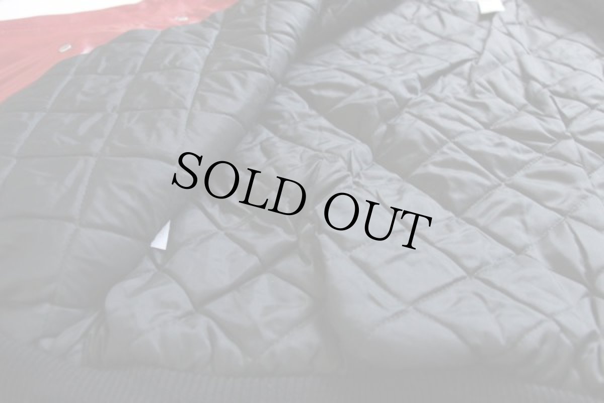 画像5: デッドストック★80s USA製 TROPHY JACKETS オールレザー スタジャン 赤 XL (5)