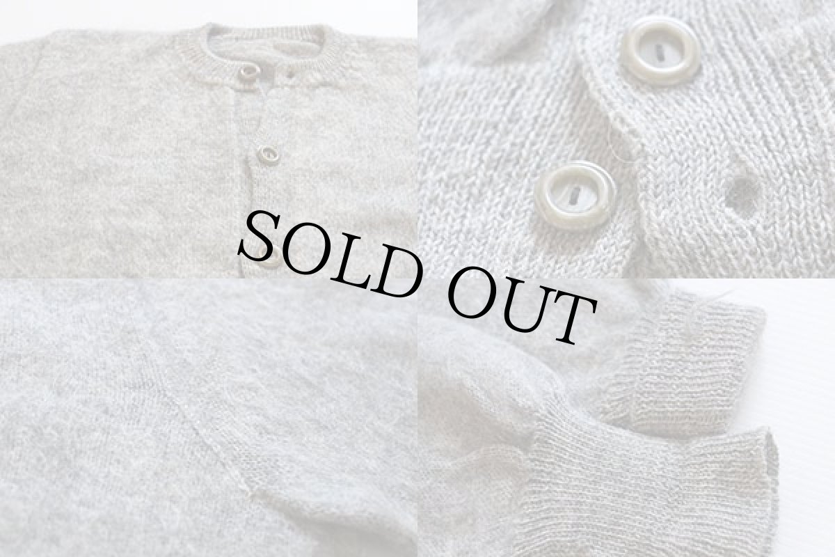 画像4: 50s UNKNOWN モヘヤニット カーディガン (4)