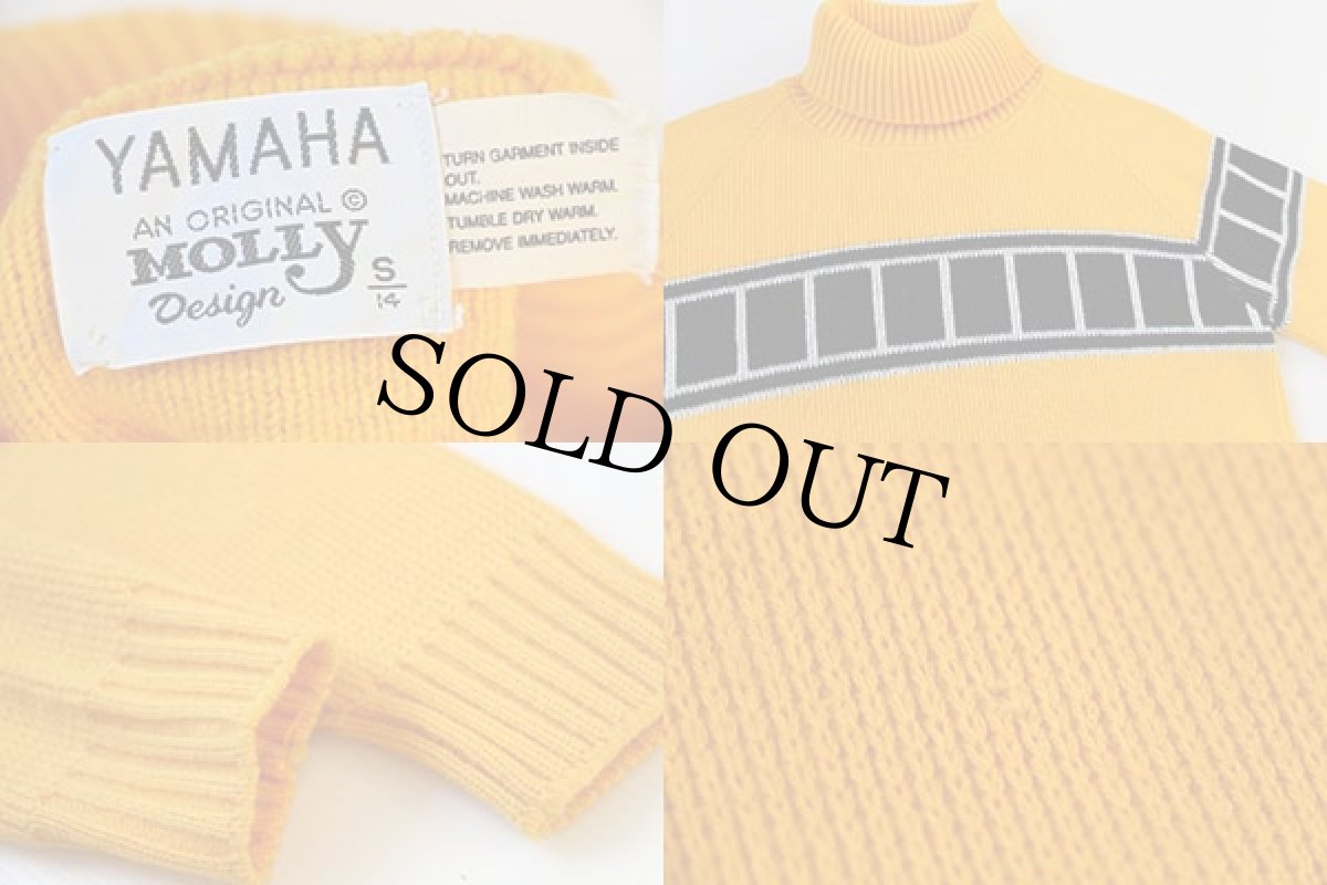 画像3: 70s YAMAHAヤマハ ストロボライン タートルネック セーター S (3)