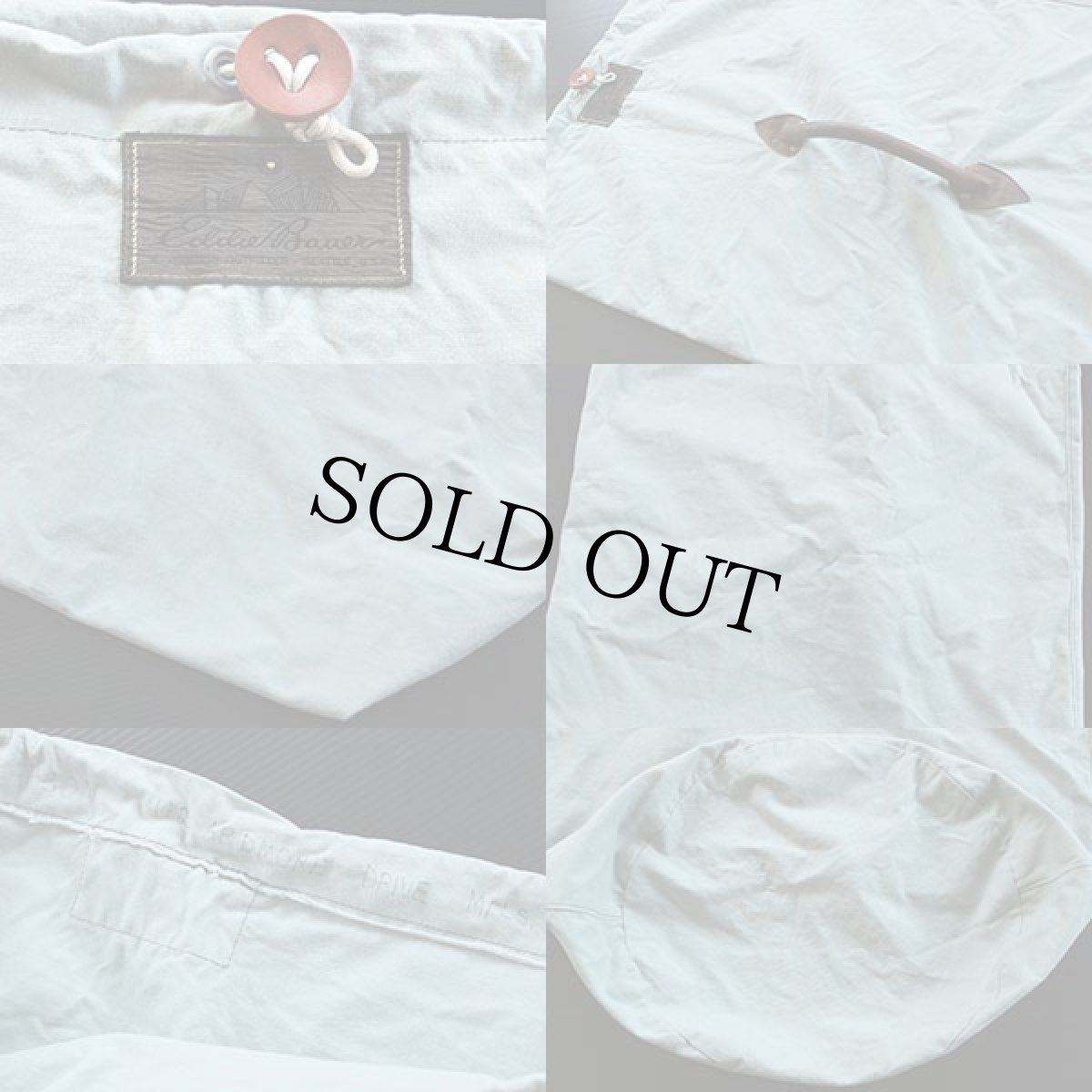 画像3: 70s EddieBauerエディーバウアー キャンバス ダッフルバッグ ミント (3)