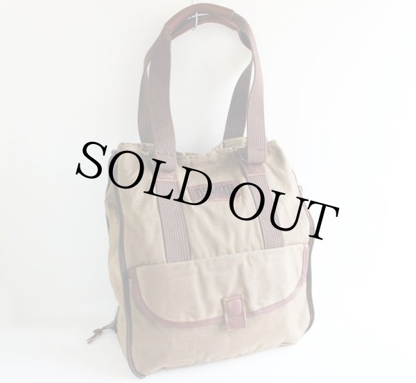 オイルドコットントートバッグ oiled cotton tote bag 未使用☆DULUTH TRADINGオイルドコットン トートバッグ☆ - Sixpacjoe