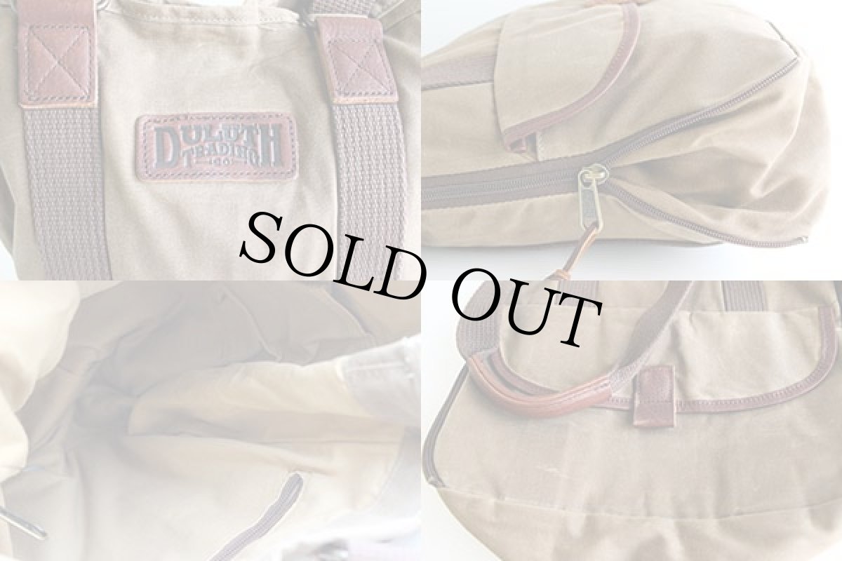 画像3: 未使用★DULUTH TRADINGオイルドコットン トートバッグ★ (3)