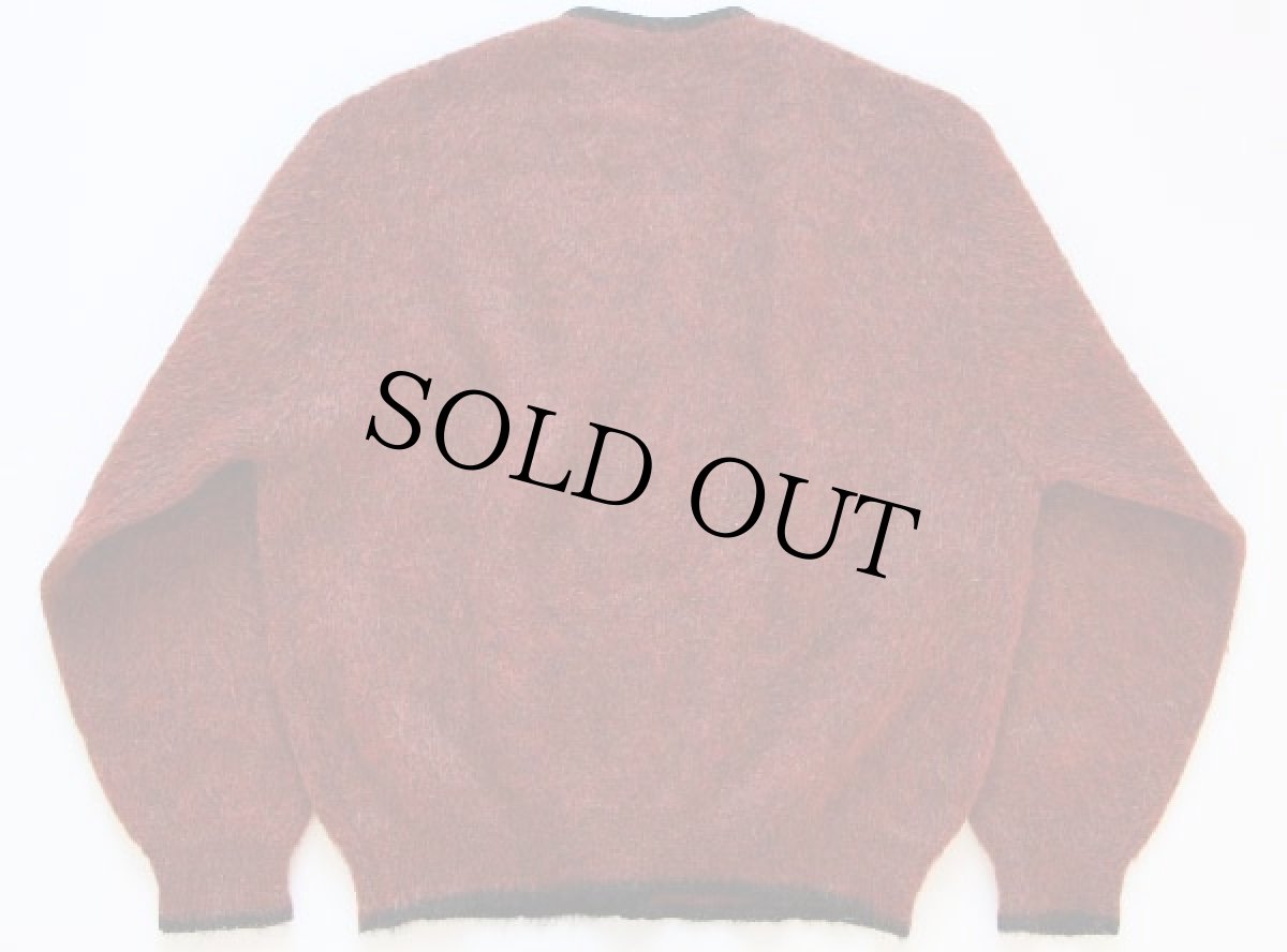 画像2: 60s Sears モヘヤニット カーディガン L (2)