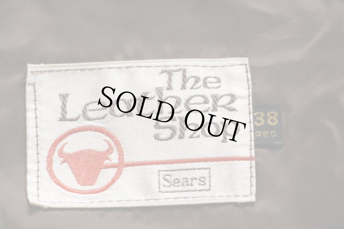 画像4: 70s SEARS スエードレザージャケット 焦げ茶 38R (4)