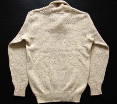 画像2: 90s USA製 Winona Knits ショールカラー エルボーパッチ付き ウールニット セーター M (2)