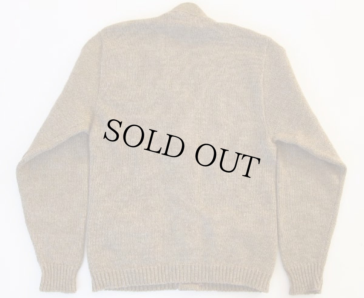 画像2: 60s Brentwood ウールニット カーディガン M (2)