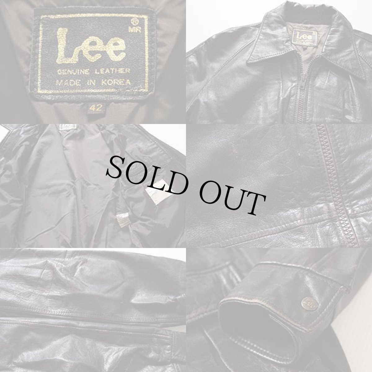 画像3: 70's Leeリー レザージャケット 42 (3)