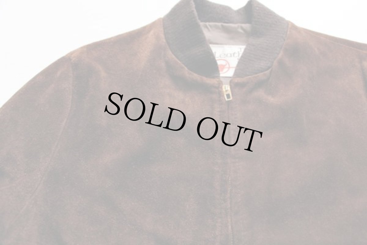 画像3: 70s SEARS スエードレザージャケット 焦げ茶 38R (3)