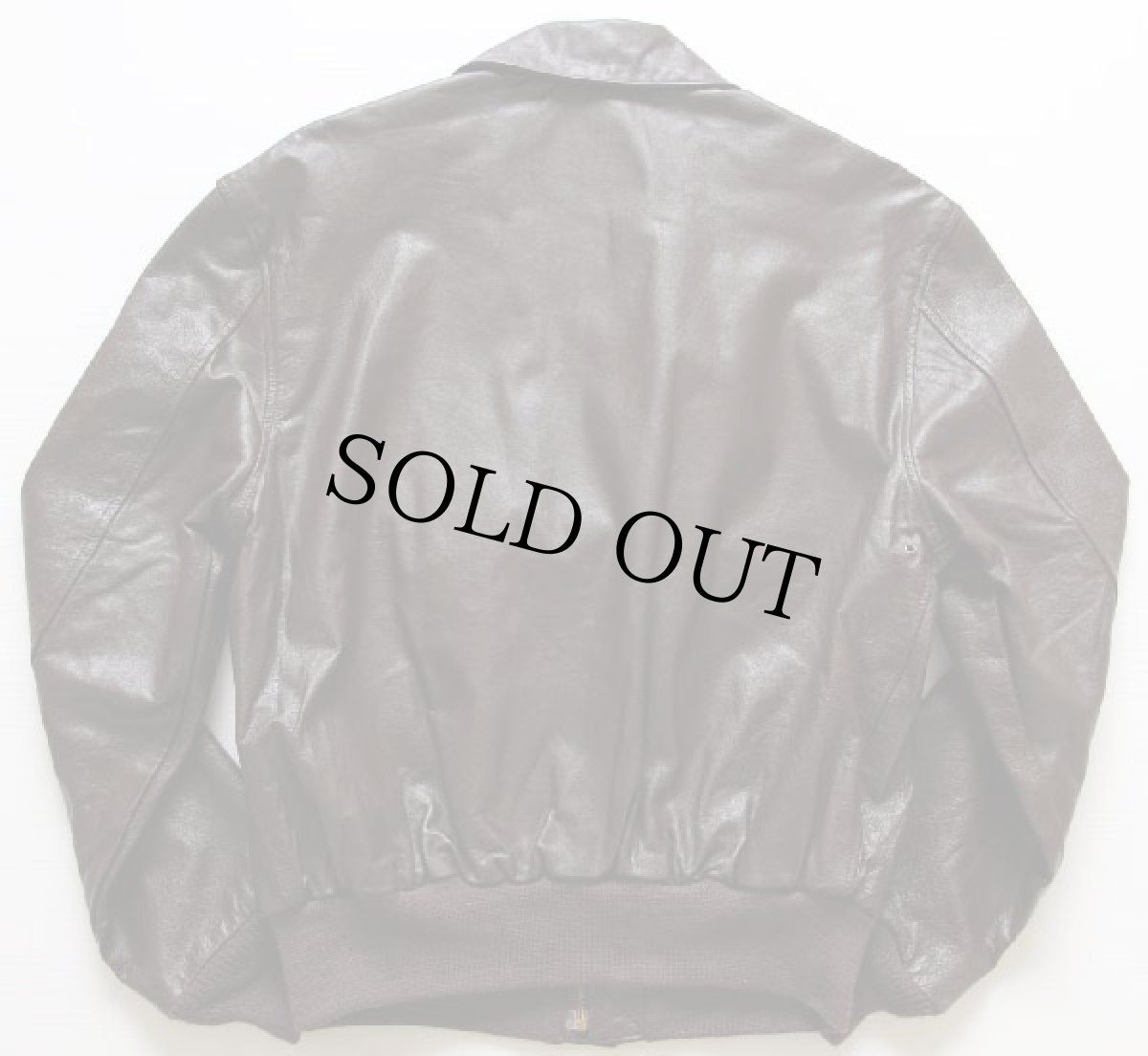 画像2: 80s 米軍 COOPERクーパー A-2 フライト レザージャケット 40R (2)