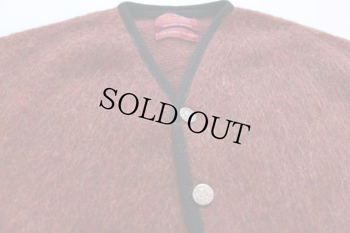 画像3: 60s Sears モヘヤニット カーディガン L (3)