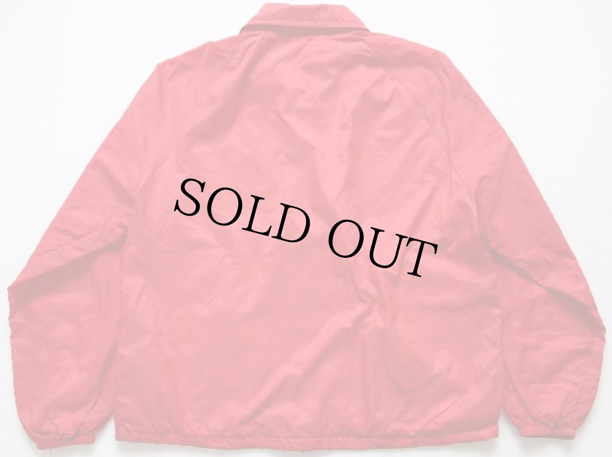 画像2: 90s USA製 Championチャンピオン WISCONSIN バッキー コーチジャケット 赤 XL (2)