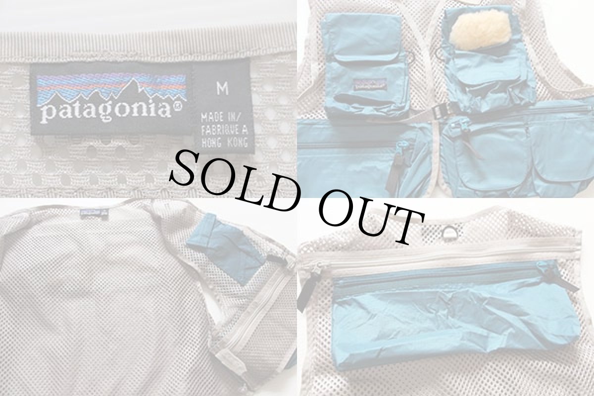 画像3: 90s patagoniaパタゴニア ショーティー メッシュ フィッシングベスト M (3)