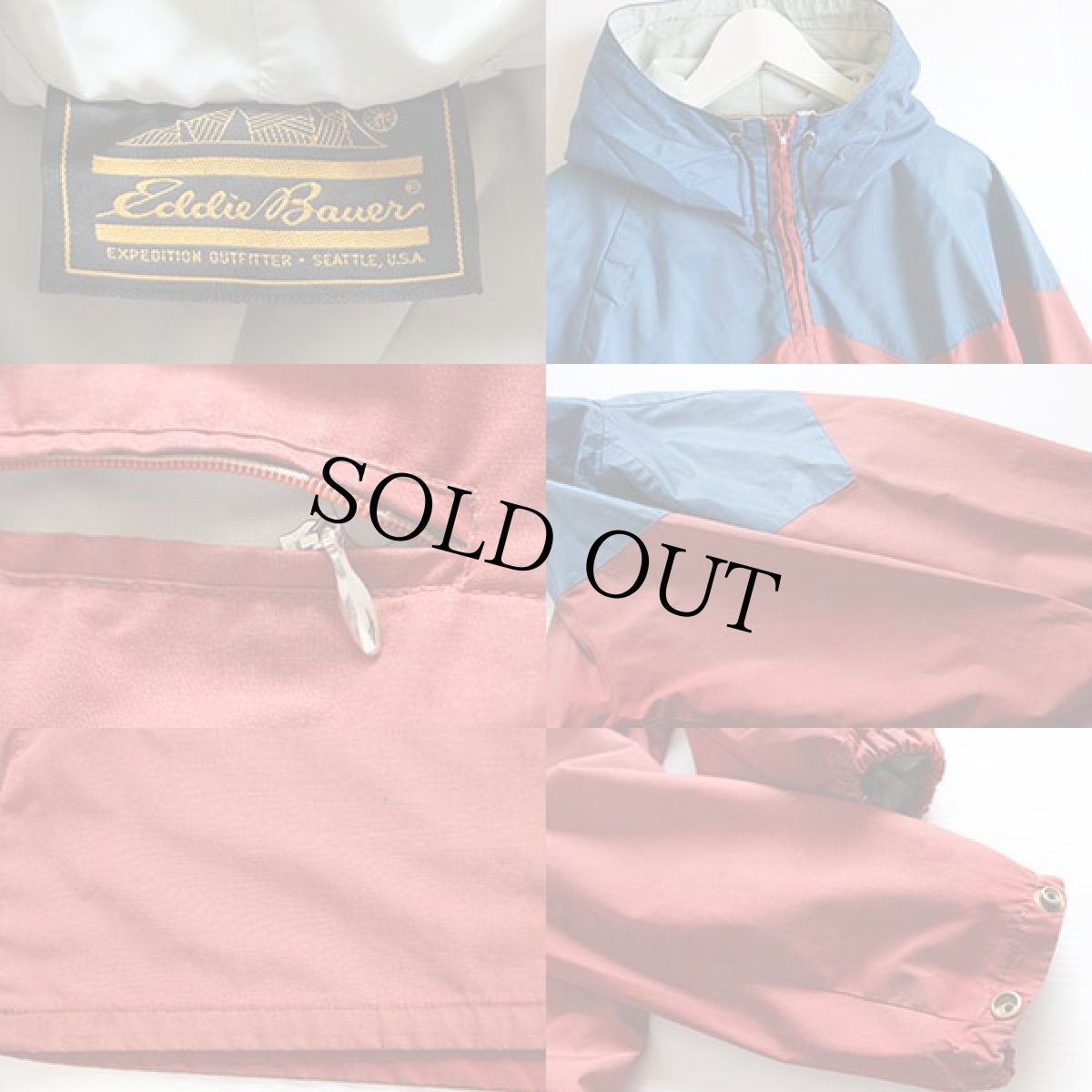画像3: 70s EddieBauerエディーバウアー ツートン プルオーバー マウンテンパーカー★アノラック (3)