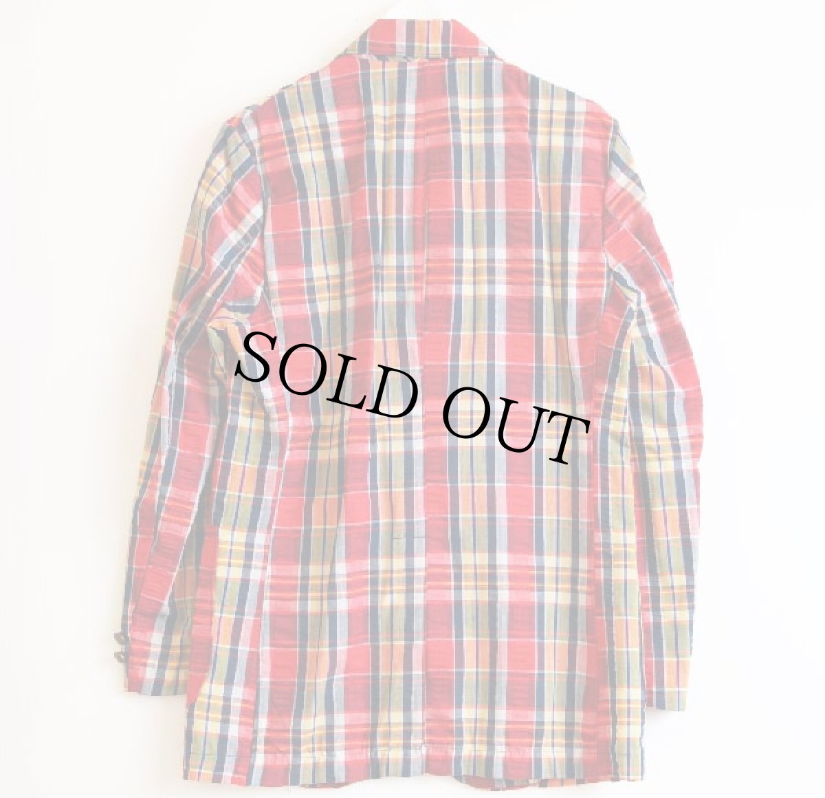 画像2: USA製 Piper マドラスチェック テーラードジャケット 40R (2)