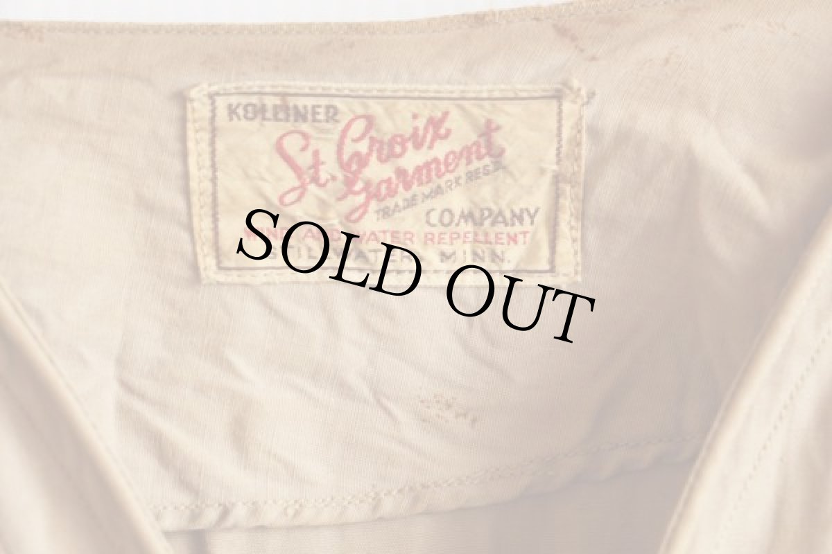 画像4: 40s St.Croix パッチ付き シューティングジャケット (4)