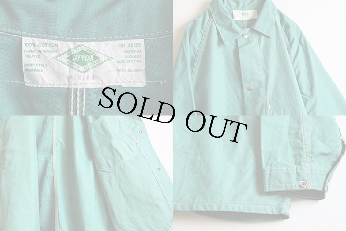 画像4: 70's SAF-T-FAB コットン カバーオール M (4)