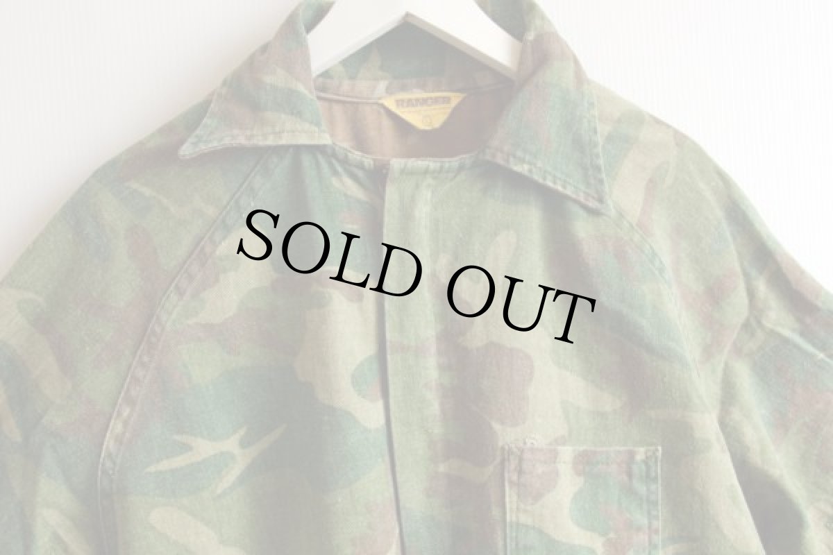 画像3: 70s RANGER 迷彩 リバーシブル コットン ハンティングジャケット L (3)