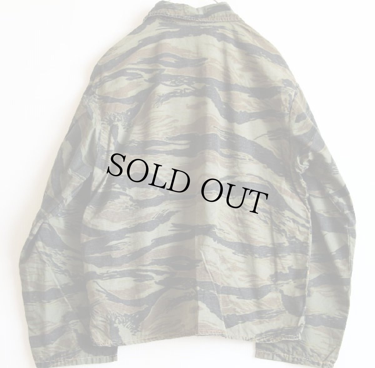 画像2: 70s タイガーカモ コットンジャケット (2)