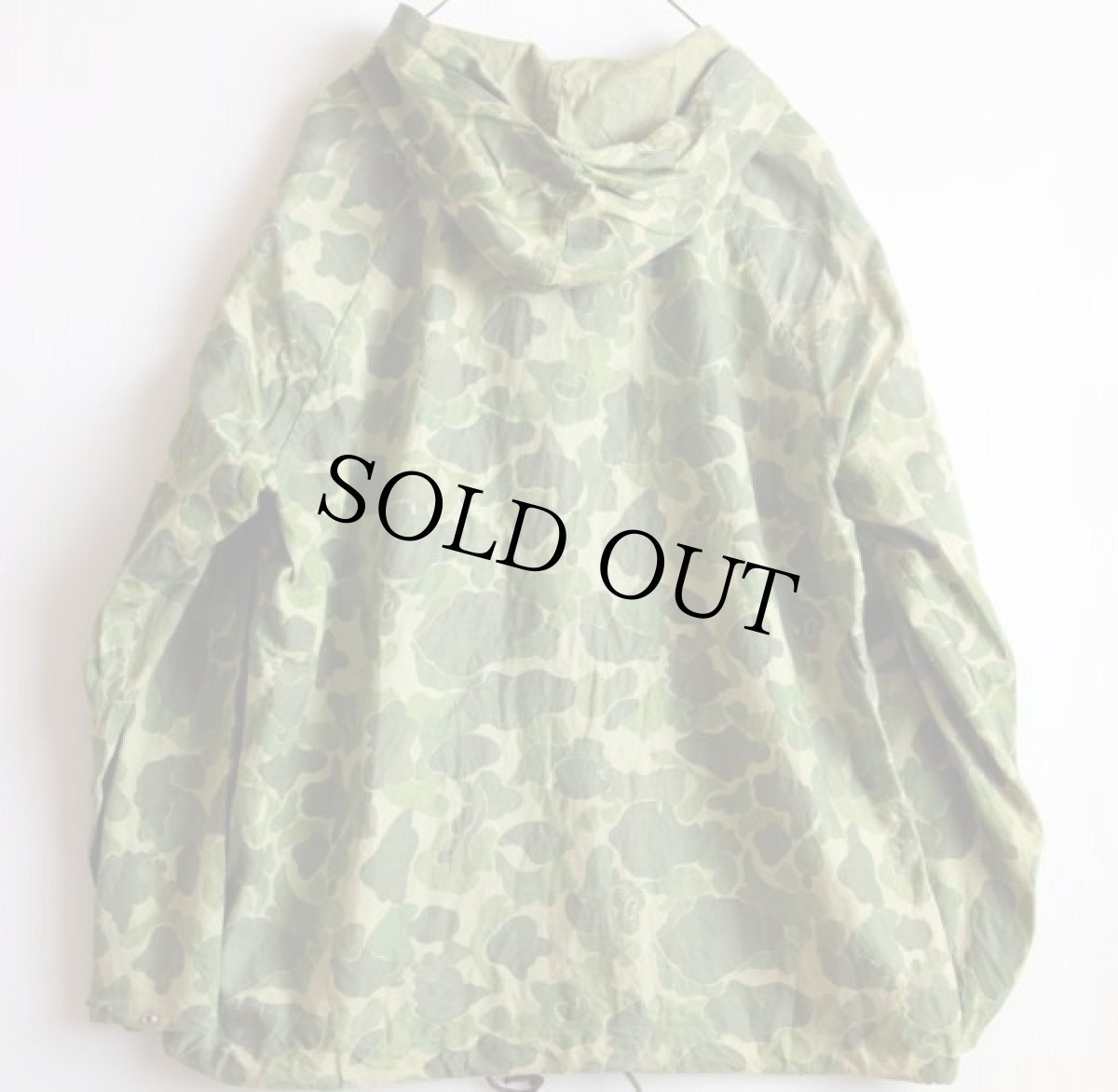 画像2: 60s ダックハンターカモ コットンパーカー S (2)