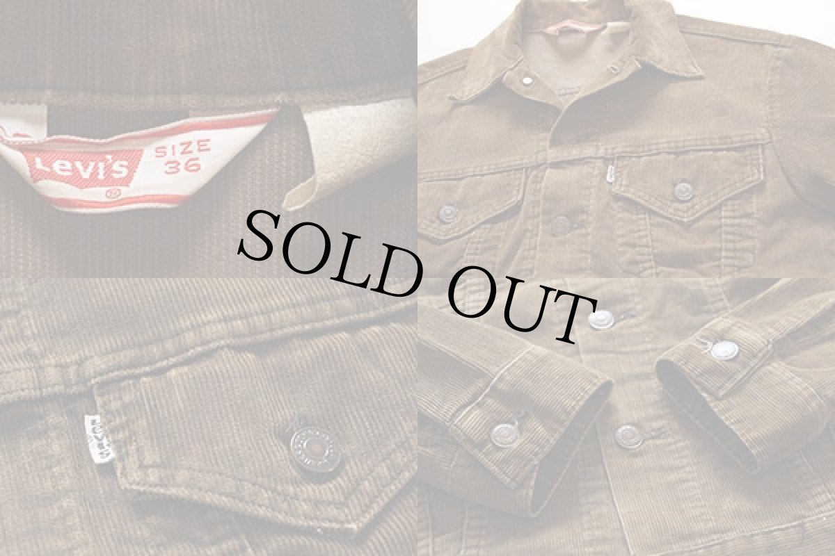 画像4: 70's Levi'sリーバイス コーデュロイジャケット36★B (4)
