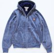 Carhartt ベルベット調　フリース　デッドストック　ダブルジップ　S　紺 Carhartt ベルベット調フリースデッドストックダブルジップS紺