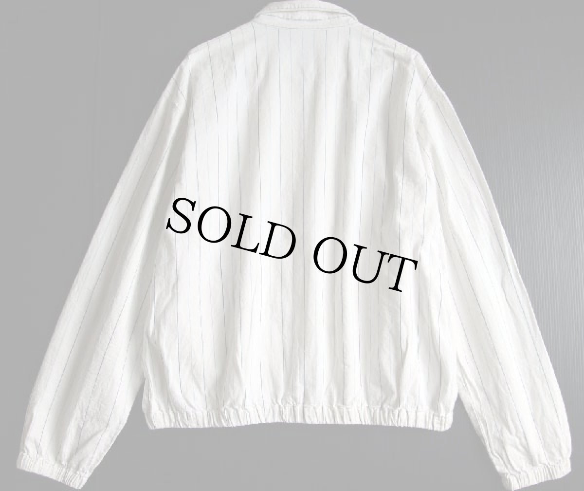 画像2: 80s ポロ ラルフローレン ストライプ チンスト付き コットンジャケット M (2)