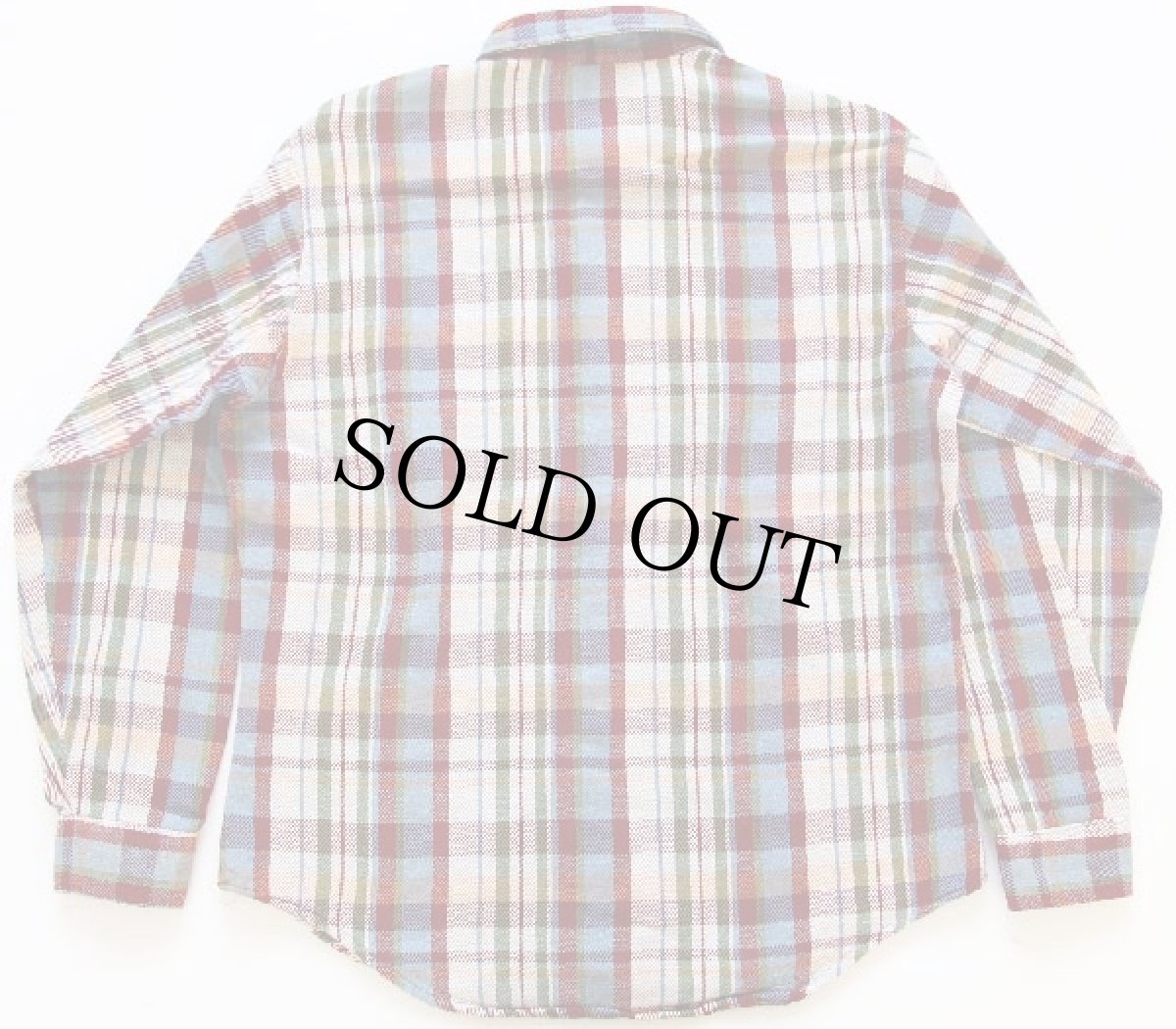 画像2: 70s JCPenney BIGMACビッグマック チェック コットン フランネルシャツ M (2)