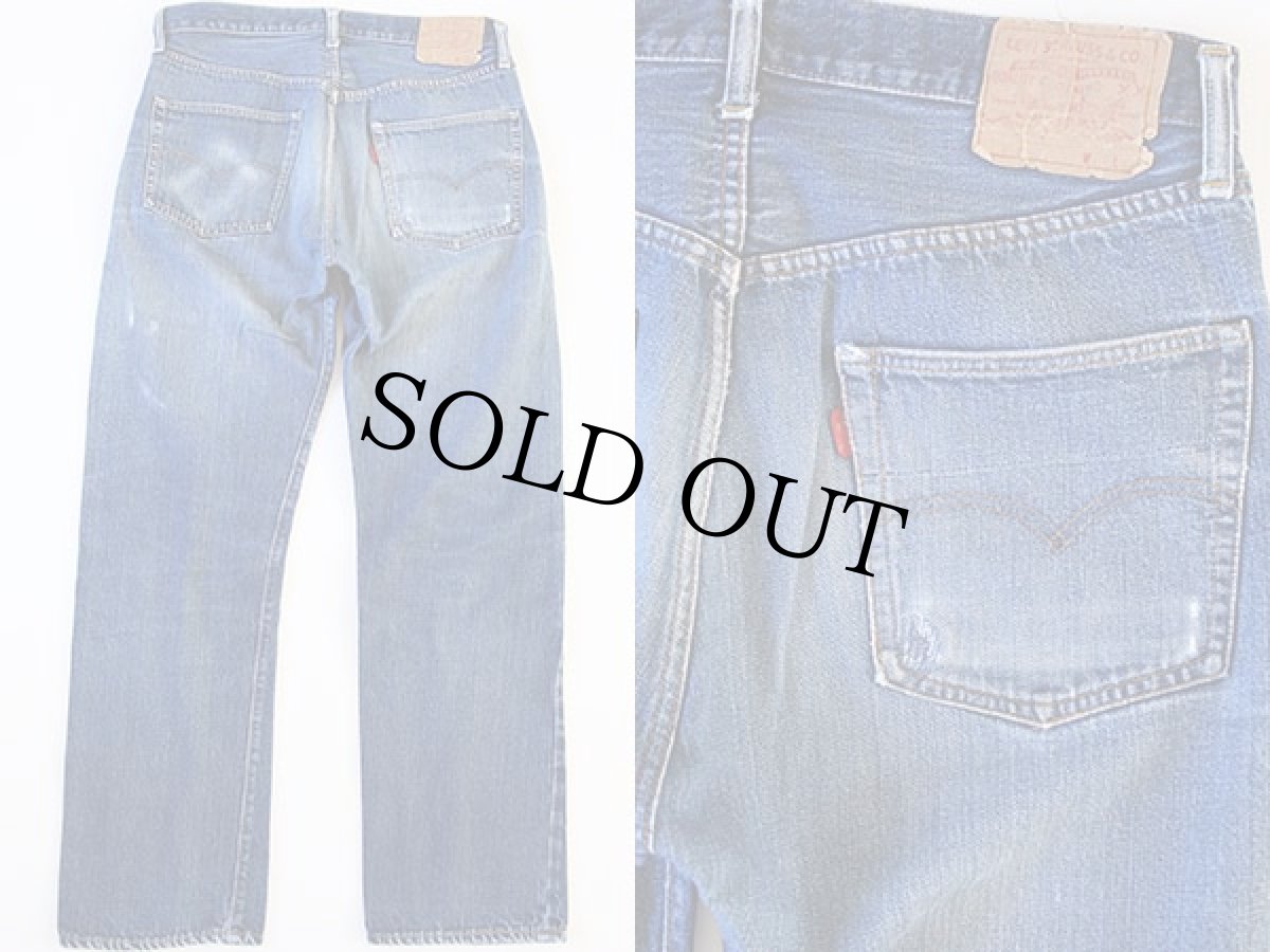 画像2: 70s USA製 Levi'sリーバイス 501 シングル 66前期 デニムパンツ w35 (2)