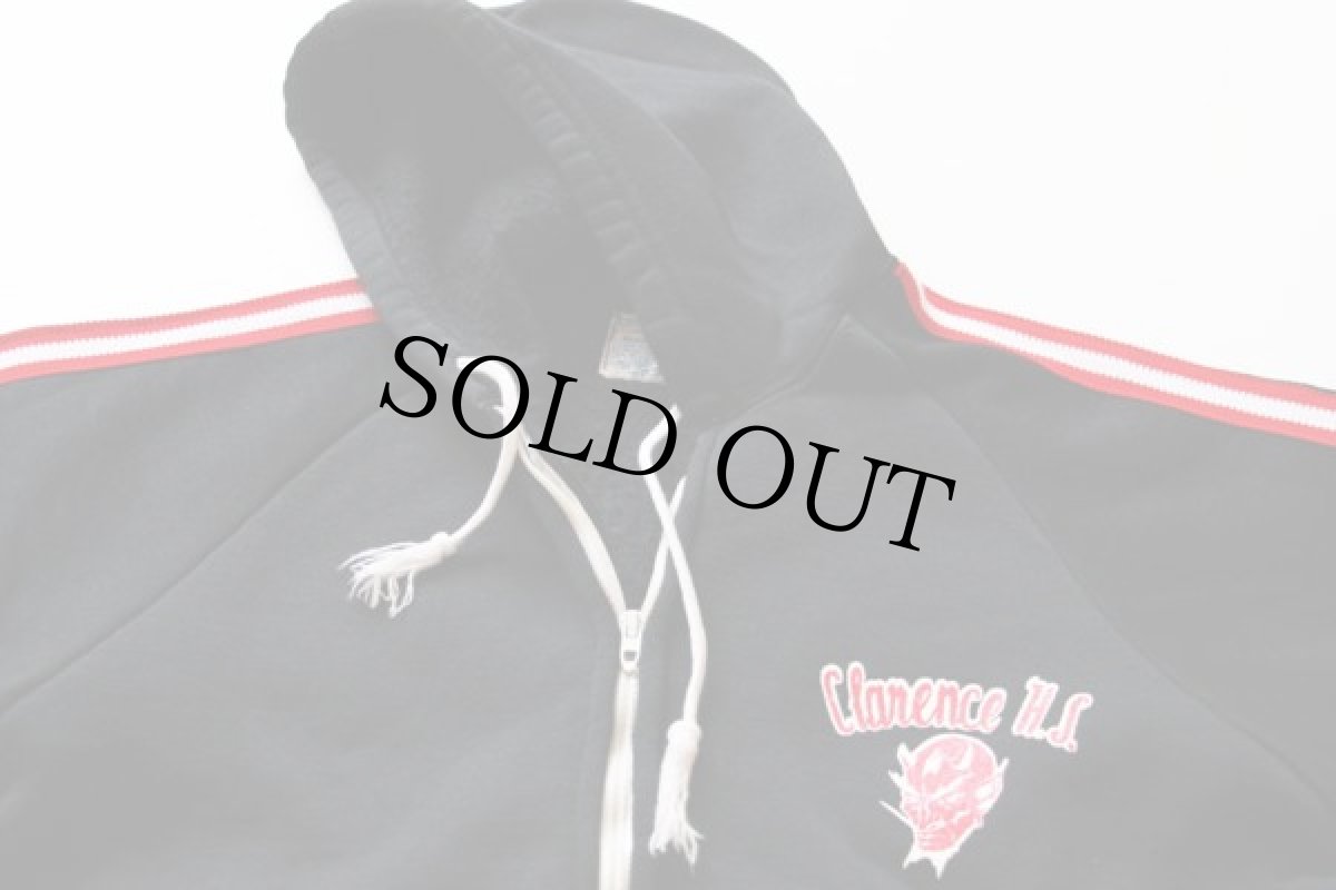 画像3: 70s CHAMPIONチャンピオン プロダクツ タタキタグ ジップパーカー 黒 (3)