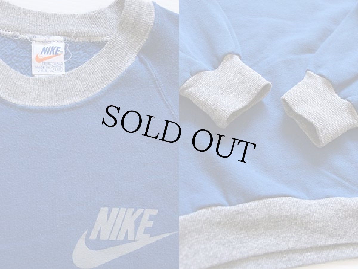 画像3: 70s USA製 NIKEナイキ ツートン スウェット XL (3)