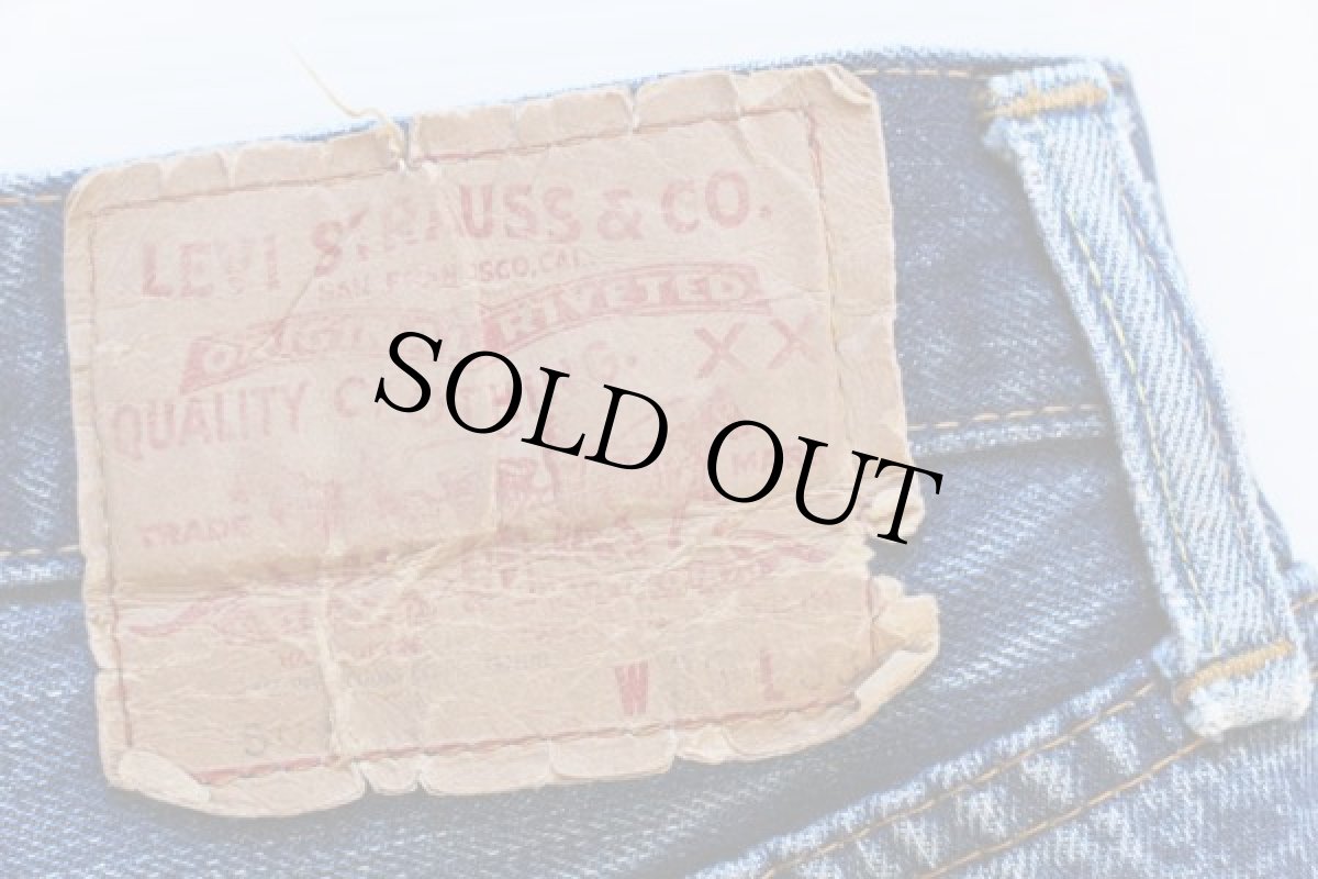 画像4: 70s USA製 Levi'sリーバイス 501 シングル 66前期 デニムパンツ w35 (4)
