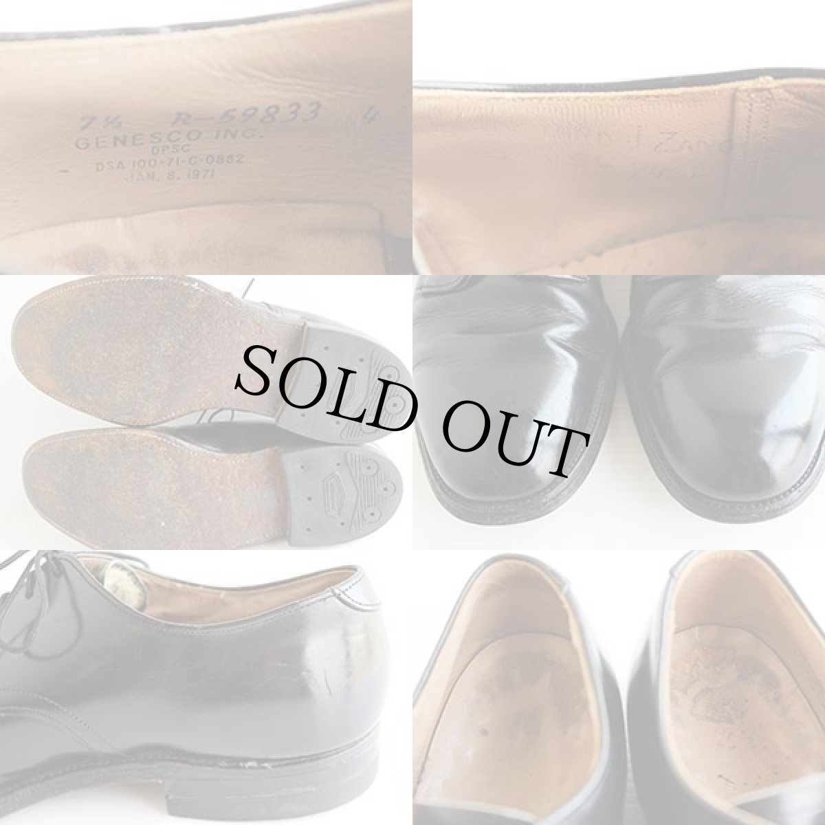 画像4: 70s 米軍 サービスシューズ 7.5 (4)