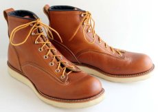 画像1: USA製 REDWINGレッドウイング 2904 ラインマンブーツ 茶 10D (1)