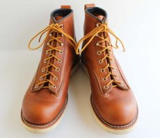 画像3: USA製 REDWINGレッドウイング 2904 ラインマンブーツ 茶 10D (3)