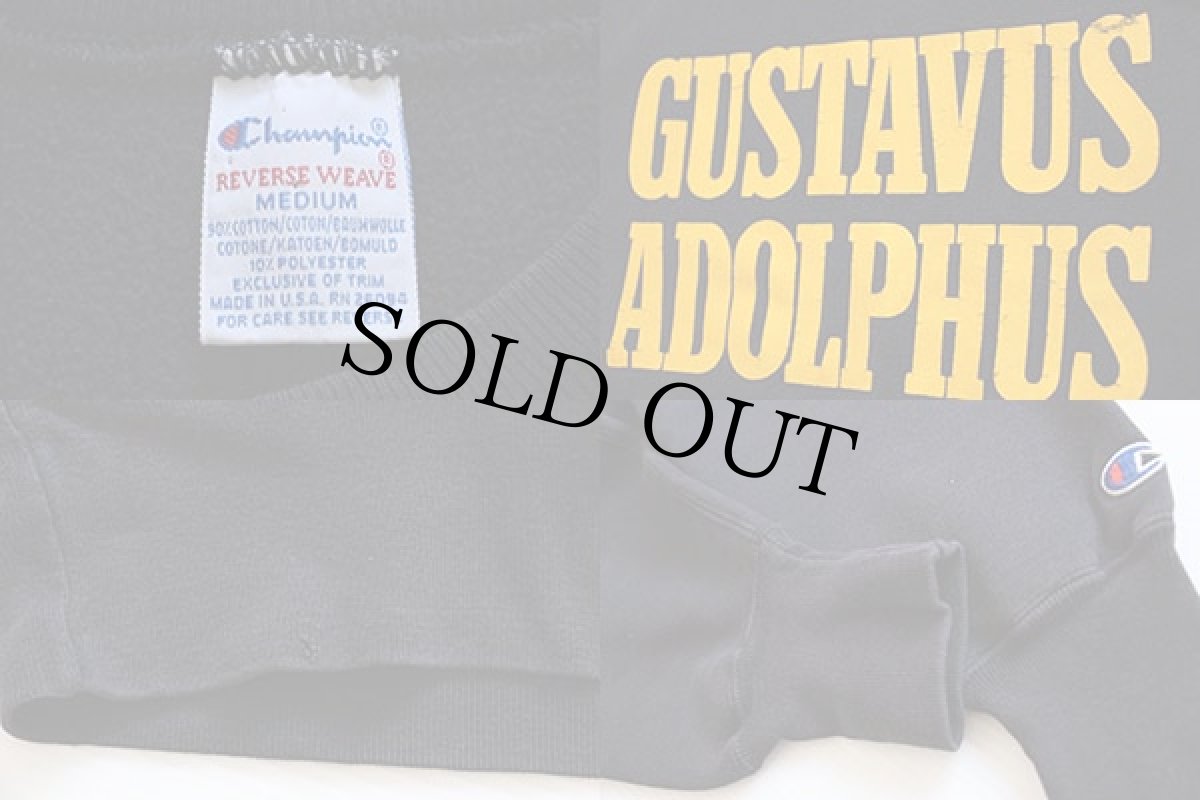 画像3: 90s USA製 Championチャンピオン リバースウィーブ スウェット 黒 M (3)